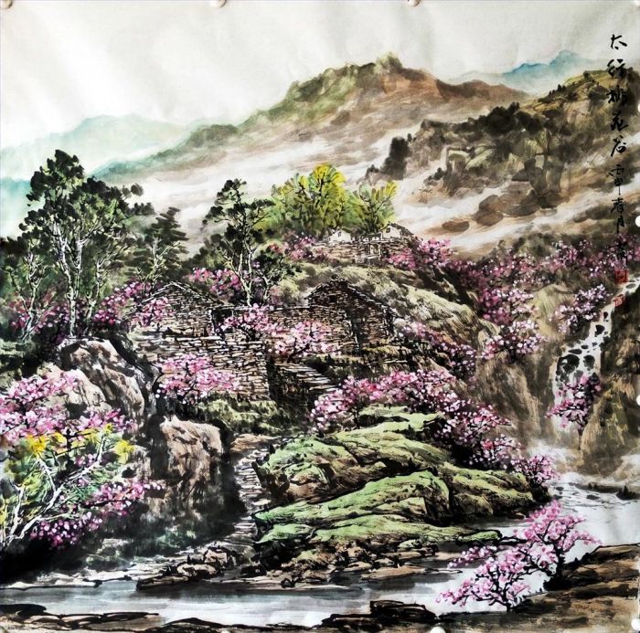 Zhou Rushui Art Chinois - Paysage 3