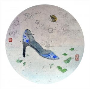 Zhou Wenwen œuvre - Porcelaine bleue et blanche 7 Parfum 2