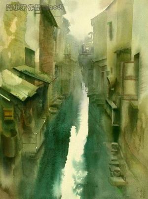 Zhou Xiaodi œuvre - Allée d'eau