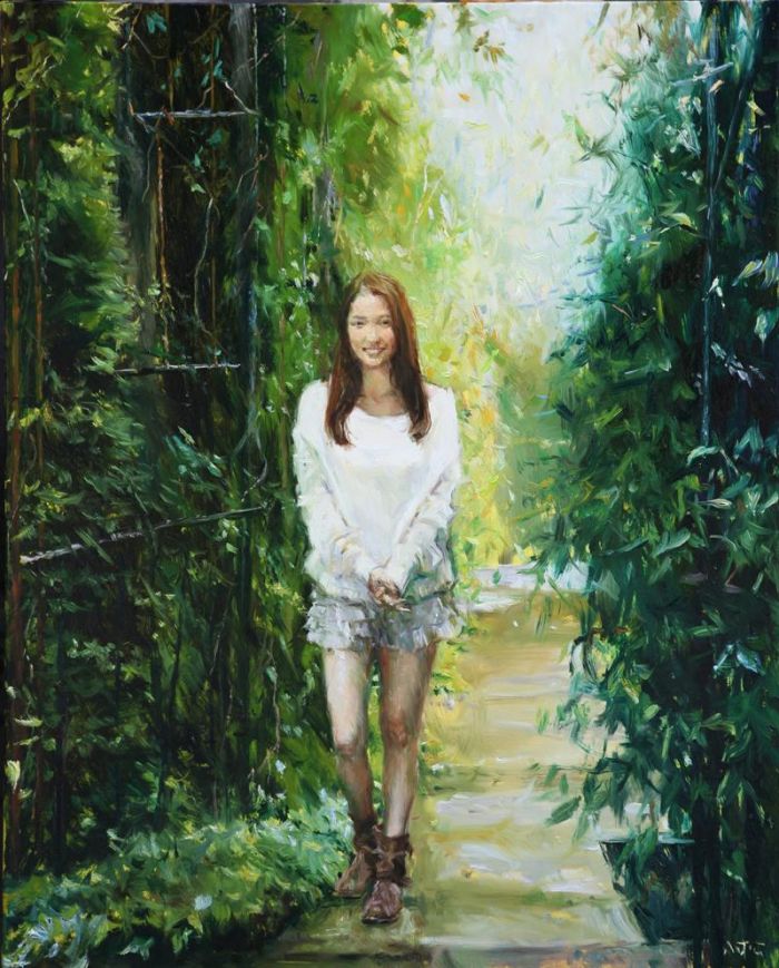 Zhou Xiaosong Peinture à l'huile - Les dernières vacances d'été