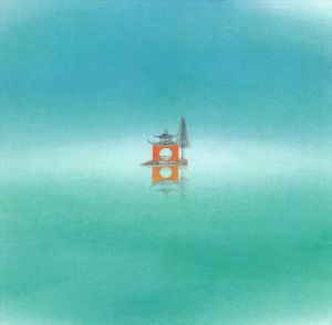 Art chinoises contemporaines - Miroir gravitationnel de bleu et vert 4