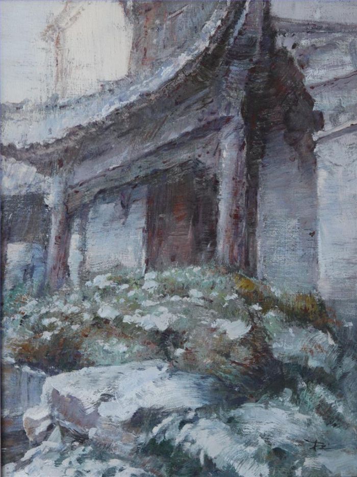 Zhu Zhuo Peinture à l'huile - Nature morte