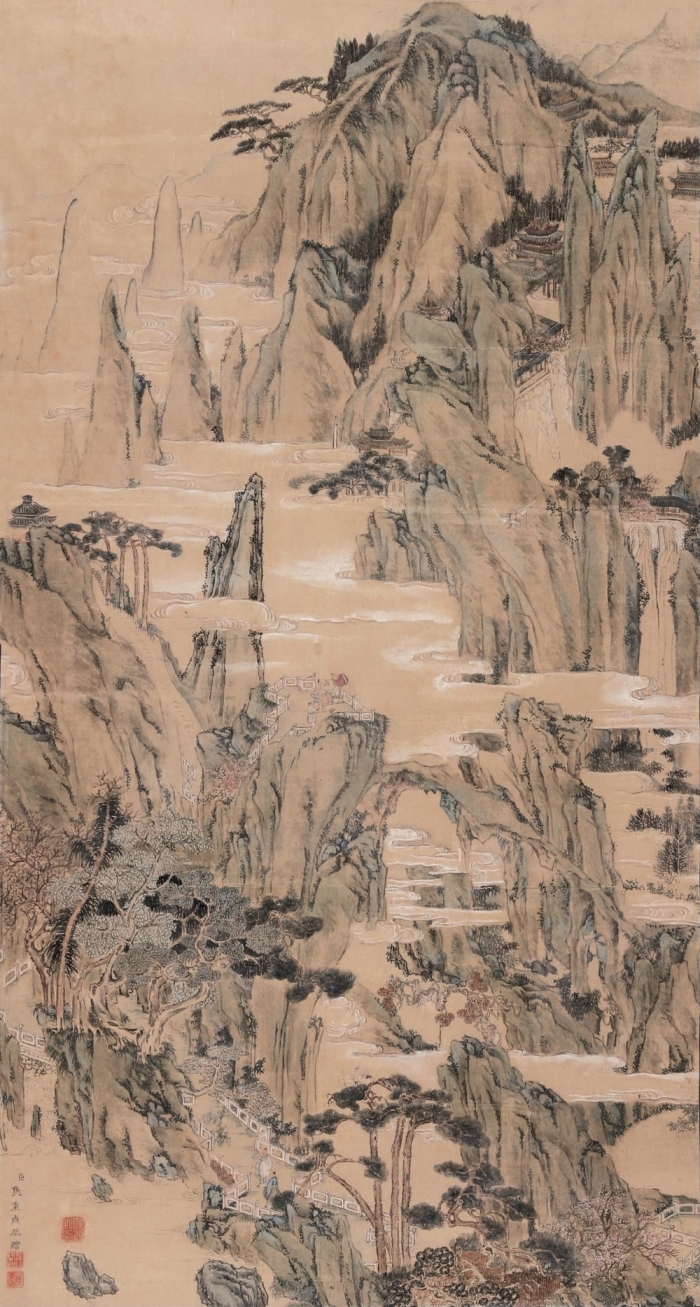 Cubisme de Picasso et les paysages de la peinture traditionnelle chinoise