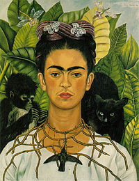 artiste contemporain de Peinture à l'huile - Frida Kahlo de Rivera