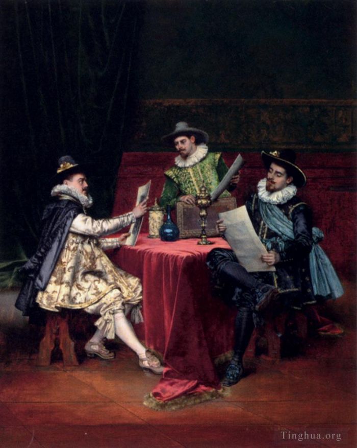 Adolphe Alexandre Lesrel Peinture à l'huile - Les collectionneurs