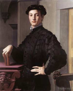 Agnolo di Cosimo œuvres - Portrait d'un jeune homme
