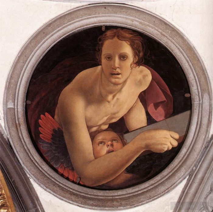 Agnolo di Cosimo Peinture à l'huile - Saint Matthieu