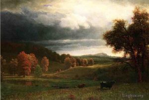 Albert Bierstadt œuvres - Paysage d'automne Les Catskills