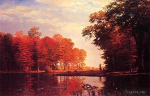 Albert Bierstadt œuvres - Bois d'automne