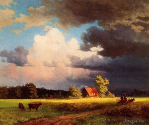 Albert Bierstadt œuvres - Paysage bavarois