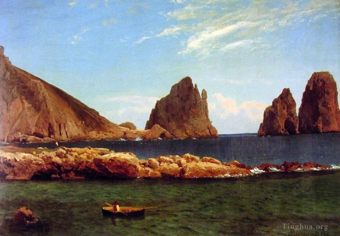 Albert Bierstadt Peinture à l'huile - Corsaire