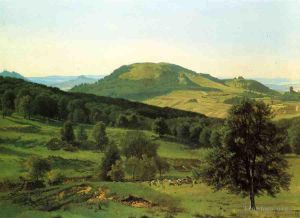 Albert Bierstadt œuvres - Colline et Dale
