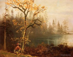 Albert Bierstadt œuvres - Éclaireur indien