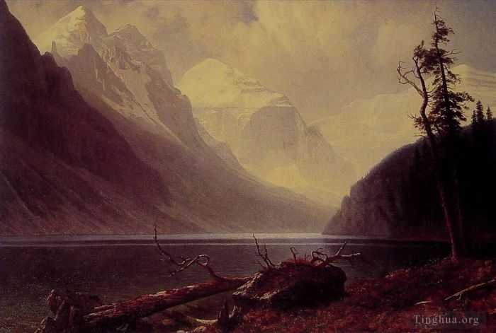 Albert Bierstadt Peinture à l'huile - Lac Louise