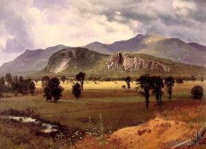 Albert Bierstadt œuvres - Moat Mountain Intervalle New Hampshire