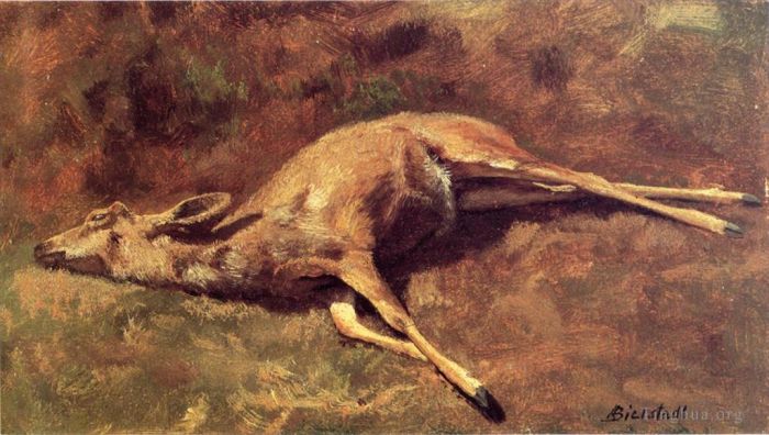 Albert Bierstadt Peinture à l'huile - Luminisme natif des Bois