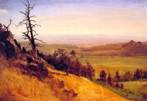 Albert Bierstadt œuvres - Montagnes Wasatch du Nebraska