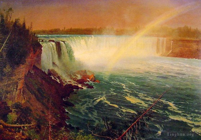 Albert Bierstadt Peinture à l'huile - Niagara