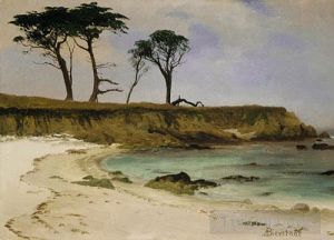 Albert Bierstadt œuvres - Crique de la mer