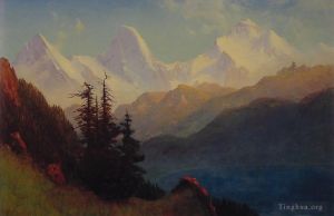 Albert Bierstadt œuvres - Splendeur des Grands Tetons