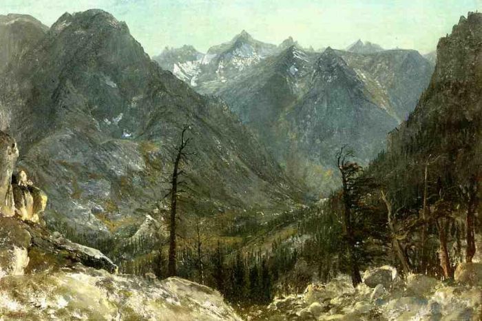 Albert Bierstadt Peinture à l'huile - La Sierra Nevada