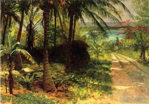 Albert Bierstadt œuvres - Paysage Tropical