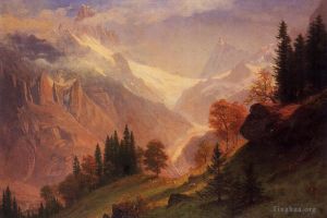 Albert Bierstadt œuvres - Vue sur le Grunewald
