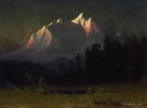 Albert Bierstadt œuvres - Paysage occidental