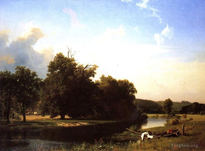 Albert Bierstadt Peinture à l'huile - Westphalie