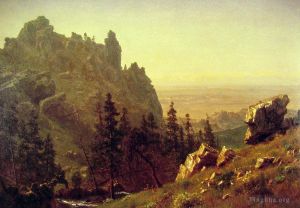 Albert Bierstadt œuvres - Pays de la rivière Wind