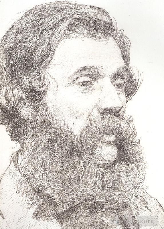 Albert Joseph Moore Peinture à l'huile - Portrait de William Moore Jr.