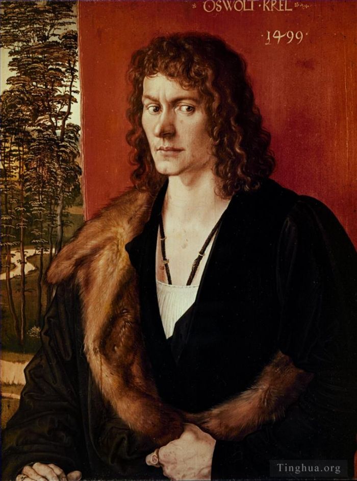 Albrecht Dürer Peinture à l'huile - Albrecht Portrait d'un homme