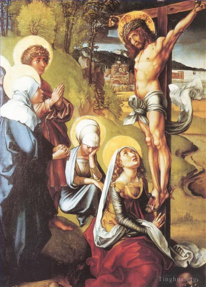 Albrecht Dürer Peinture à l'huile - Christ à la Croix