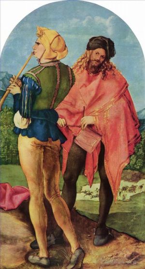 Albrecht Dürer œuvres - Batteurs et cornemuseurs