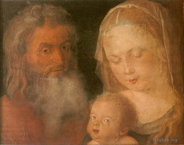 Albrecht Dürer Peinture à l'huile - Sainte famille