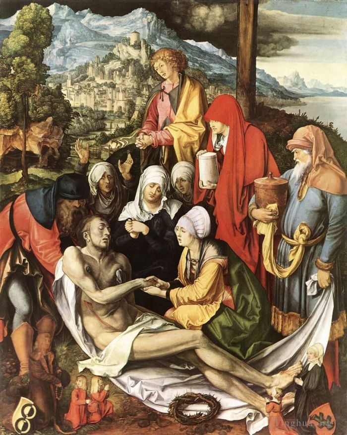 Albrecht Dürer Peinture à l'huile - Lamentation pour le Christ