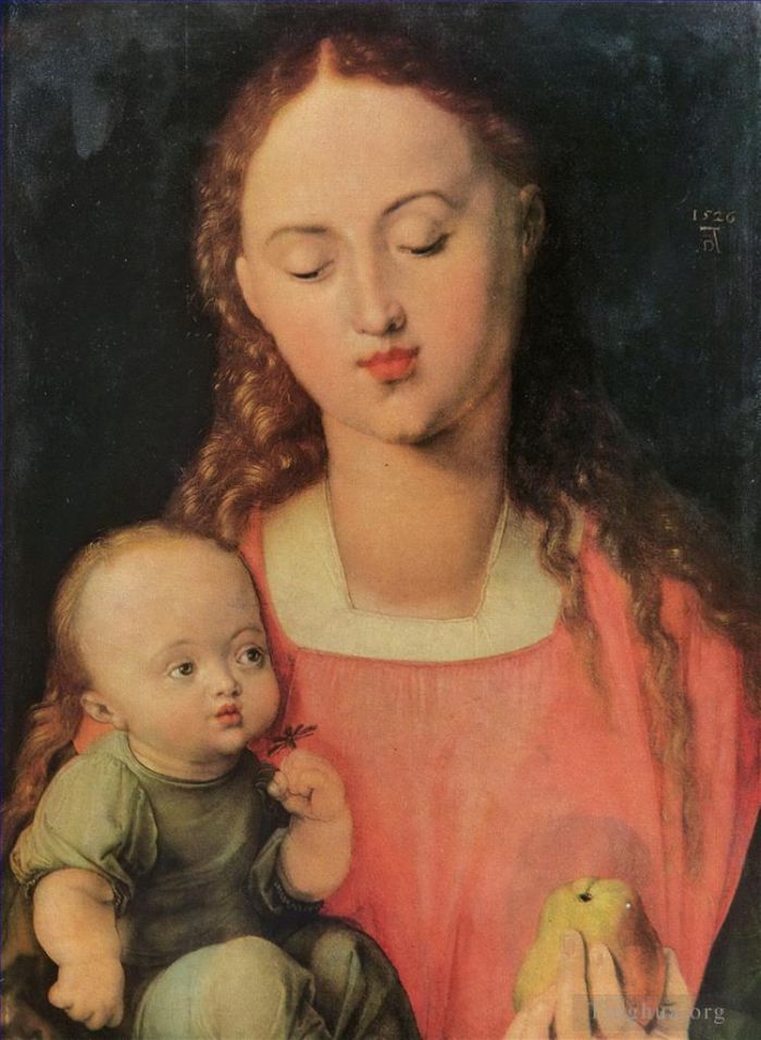 Albrecht Dürer Peinture à l'huile - Marie avec un enfant