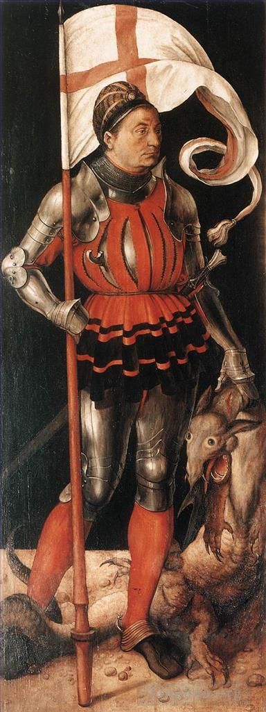 Albrecht Dürer Peinture à l'huile - Autel Paumgartner aile gauche