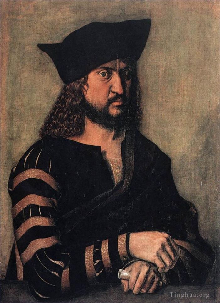 Albrecht Dürer Peinture à l'huile - Portrait de l'électeur Frédéric le Sage de Saxe