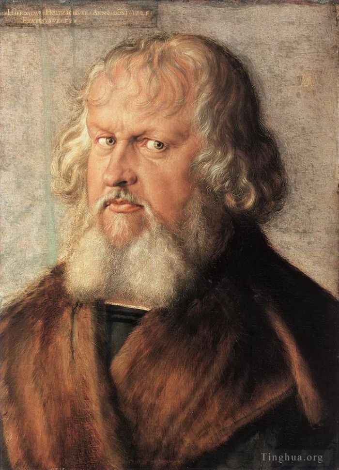 Albrecht Dürer Peinture à l'huile - Portrait de Jérôme Holzschuher