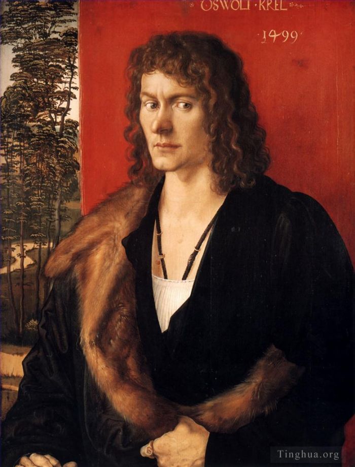 Albrecht Dürer Peinture à l'huile - Portrait d'Oswald Krell