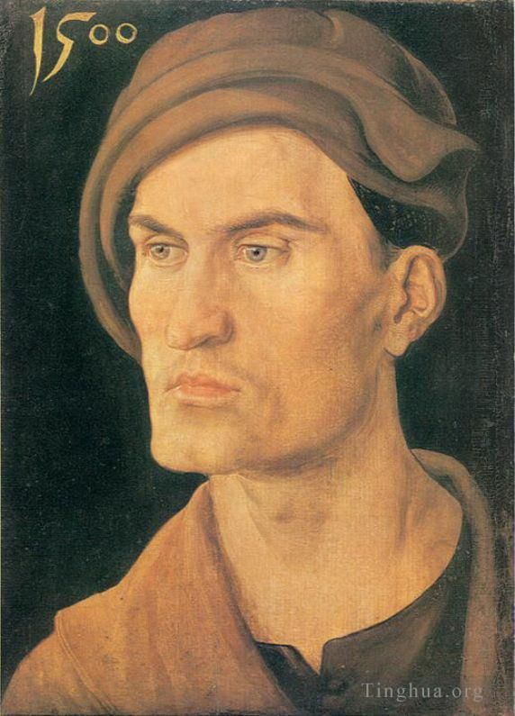 Albrecht Dürer Peinture à l'huile - Portrait d'un jeune homme