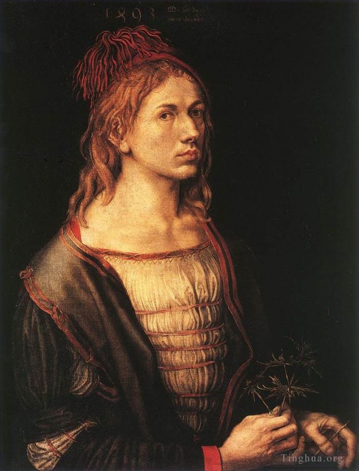 Albrecht Dürer Peinture à l'huile - Autoportrait à 22 ans
