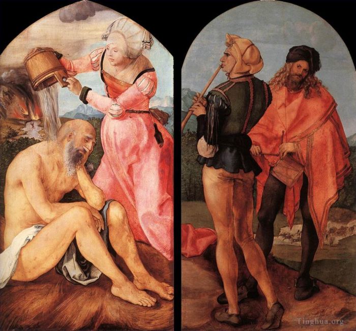 Albrecht Dürer Peinture à l'huile - Le retable de Jabach