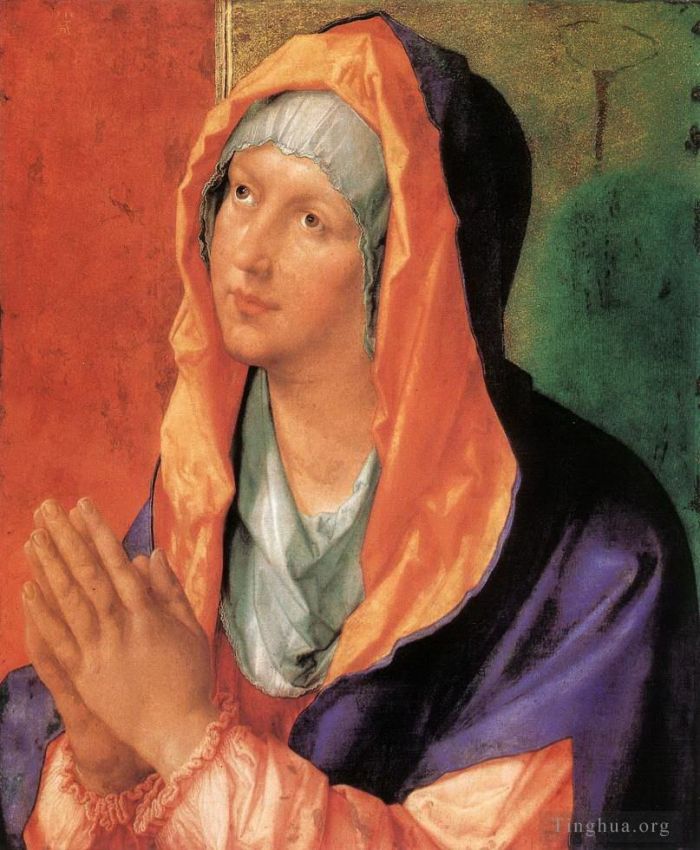 Albrecht Dürer Peinture à l'huile - La Vierge Marie en prière
