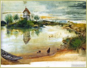 Albrecht Dürer œuvres - Maison au bord d'un étang