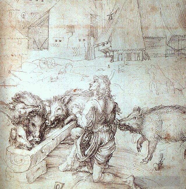 Albrecht Dürer Types de peintures - Le fils prodigue