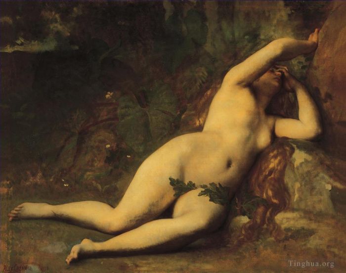 Alexandre Cabanel Peinture à l'huile - Eve après la chute