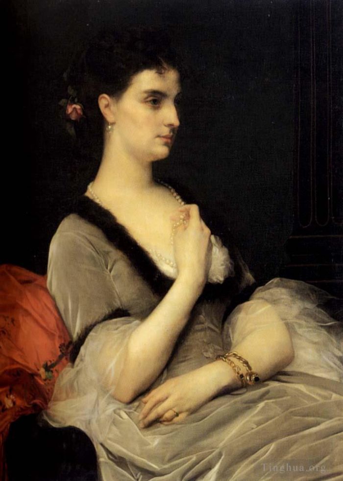 Alexandre Cabanel Peinture à l'huile - Portrait de la comtesse E A Vorontsova Dashkova