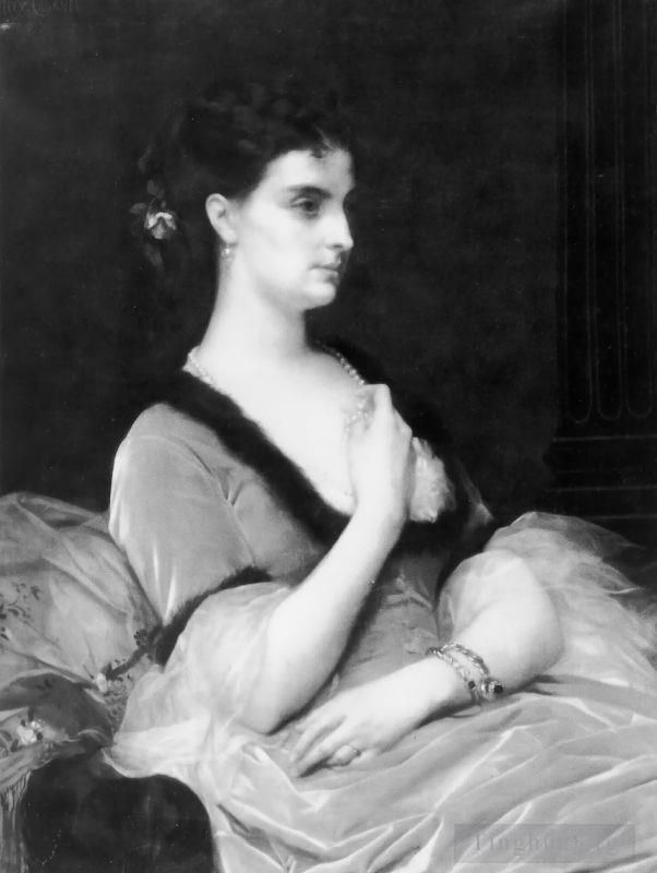Alexandre Cabanel Peinture à l'huile - Portrait d'une dame